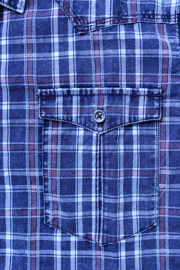 Cool, Comfortable, Sweat-Absorbing and Breathable Short Sleeve Plaid Shirt