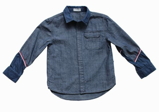 Patchwork Style Children Denim Jacket Outwear Denim Jackets
