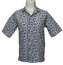 Men′s Casual Cotton Printed Semi-Sleeved Shirts with White Background