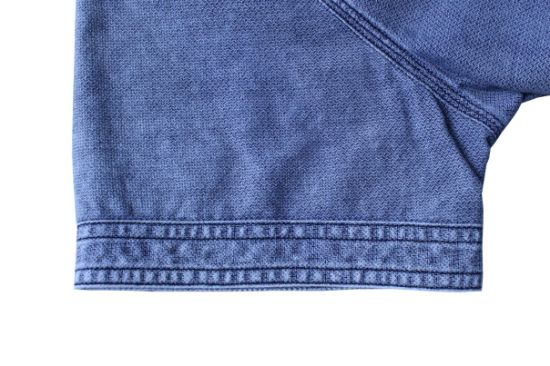 New Arrival Men′s Short Sleeve Casual Denim Shirt