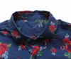 OEM Factory Cotton Casual Fashion Short Sleeve Flora Shirt for Men