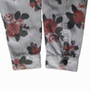 Basic Type Men′s White Flora Printed Denim Jacket