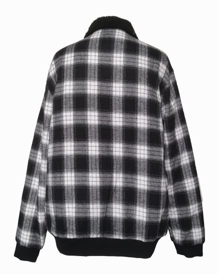 Boutique Men′s Plaid Jacket Winter Jackets, Cotton Filled Jackets