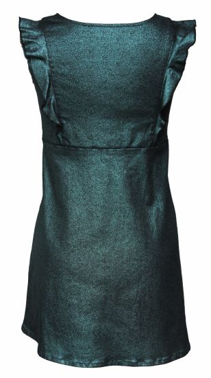 Summer Children Clothes Cotton Flutter Sleeves Ruffle Baby Girls Dress