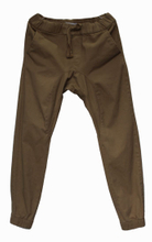 Men′s Khaki Cotton Drawstring Waist Sweatpants