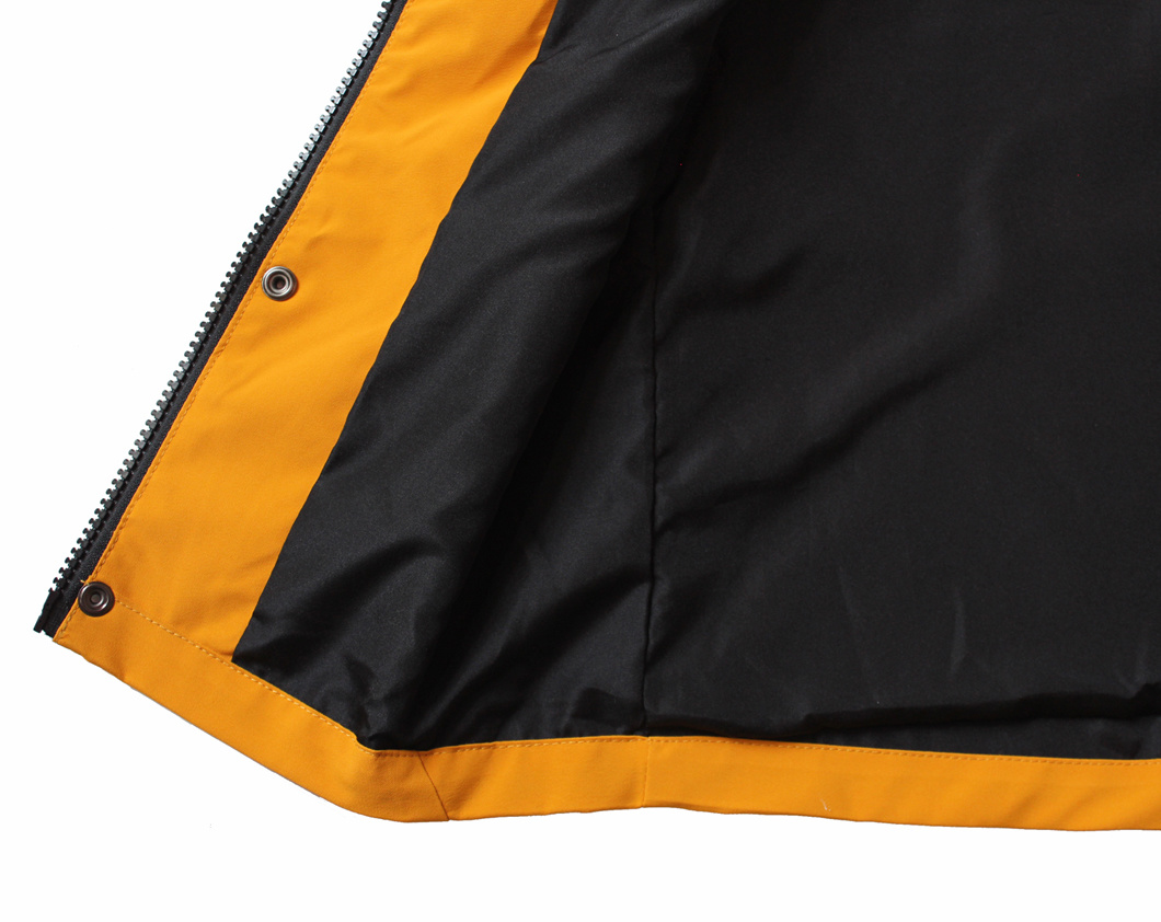 New Arrival Children's Zip Fastening Saffron Yellow Hooded Coat
