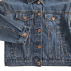 Basic Style Kids Denim Outwear Denim Jacket