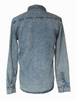 Lightweight Fabric Made Men Long Sleeve Denim Chest Pocket Shirt