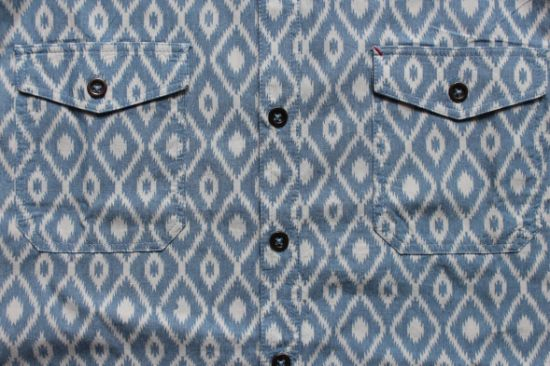 Cotton Casual Fashion Short Sleeve Stripe Shirt for Men