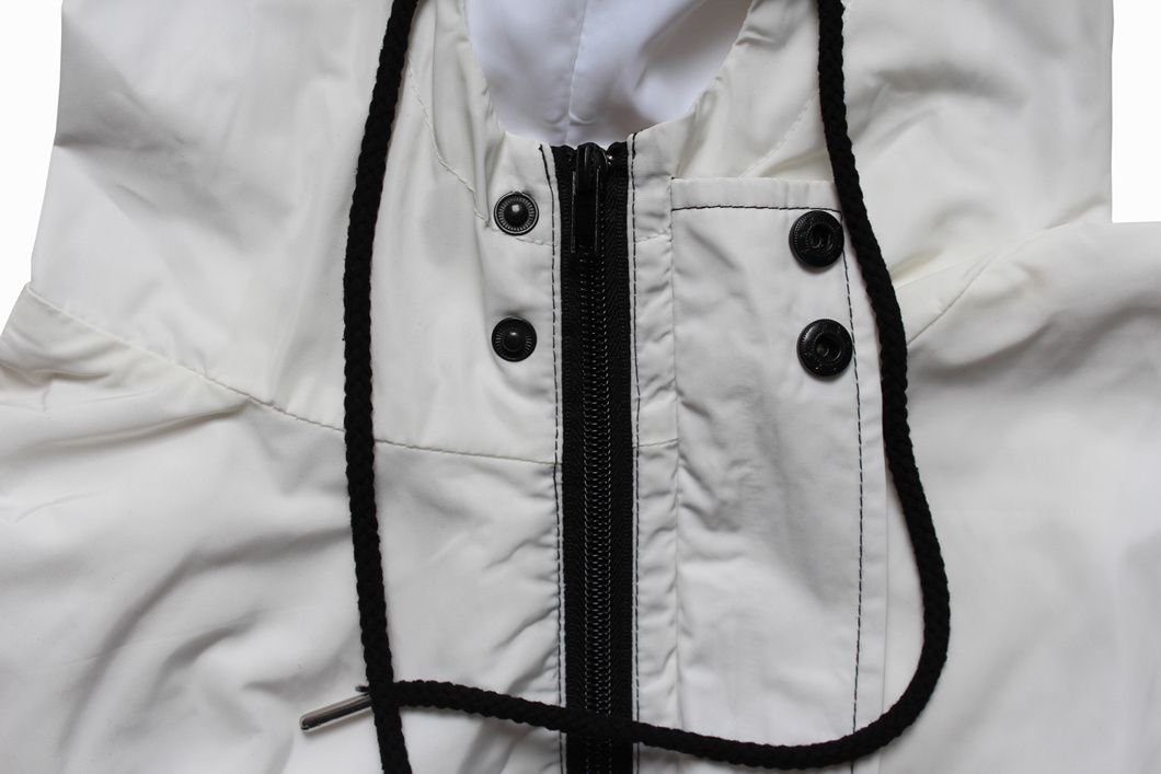 Custom Men's Color Block Hooded Lightweight Windbreaker Jacket Coat