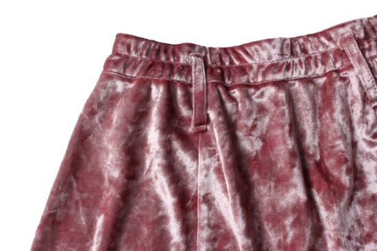 Women′s Short Pink Velvet Skirts, Sparkly Little Skirts