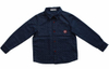 Blue Long Sleeve Shirt with White Spots for Children