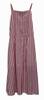 Women Dress Summer Sexy Striped Slip Dress Sleeveless