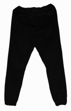 Men′s Black Loose Trousers Cotton Drawstring Waist Sweatpants