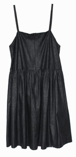 Pure Color Black Plus Size Fashion Slip Women Dress