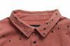 New Arrival Flesh-Coloured Ripped Denim Long Sleeve Shirt for Man