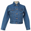 Basic Style Kids Denim Outwear Denim Jacket