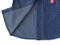 Children′s Blue Cotton Casual Shirt with White Spots, Long Sleeves Shirts