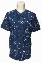 Trendy Collarless Short Sleeves Denim Shirt for Men