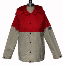 Custom Delicate Men Dress Color Block Windbreaker Jackets Coat