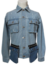 Delicate Design Hanging Pockets Jackets, Men′s Denim Jackets