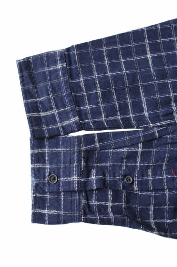 Customd High Quality Grid Cotton Men′s Long Sleeve Shirts