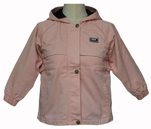 New Design Children′s Pure Color Pink Padded Coat, Hoodies Coat