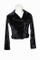 Pure Color Black Velvet Fascinating Jackets for Lady
