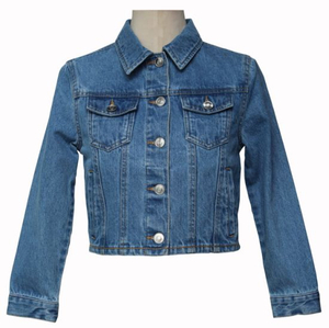 Autumn Children Fashion Denim Jean Coats Kids Handsome Jackets