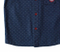 Children′s Blue Cotton Casual Shirt with White Spots, Long Sleeves Shirts