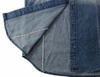 Boutique Gradient Ramp Denim Jacket, Three Quarter Sleeve Denim Jackets