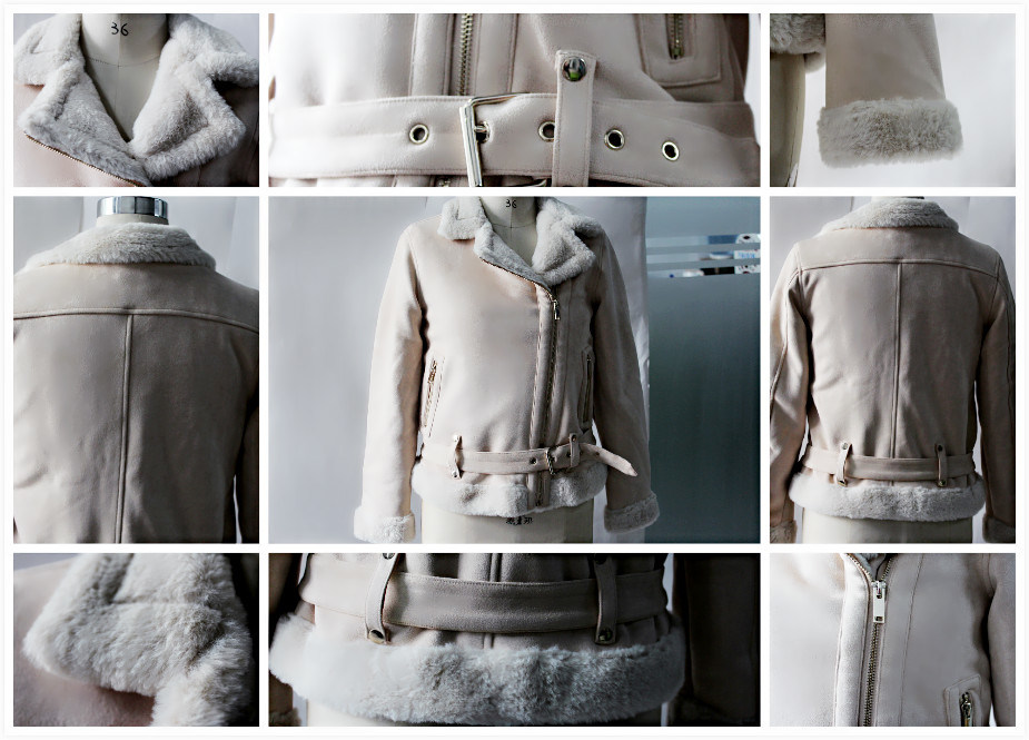 Custom Brand Army Winter Girl Suede Jacket
