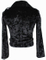 Pure Color Black Velvet Fascinating Jackets for Lady