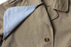 Children′s Wear Girls Coat Dust Coat Pure Khaki Children Dust Coat