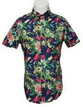 Men′s Cotton Printed Casual Short-Sleeved Shirt