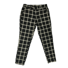 Black and white buffalo plaid pants buffalo check womens pencil pants