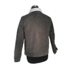 Wholesale Grey Faux Suede Biker Jacket Mens Trucker Jacket