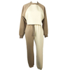 Autumn fashion kniited two pieces pullover set