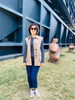Fashion Womens Khaki Outwear Fashion Ladies Sleevless Jacket Vest