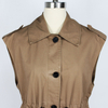 Fashion Womens Khaki Outwear Fashion Ladies Sleevless Jacket Vest