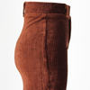 Women's Corduroy Comfort High Waist Stretch Slim Fit Flared Pants