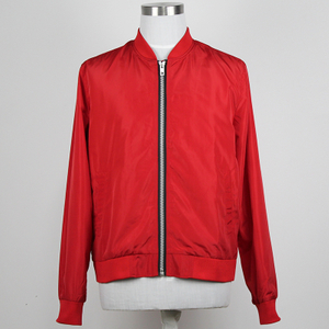 Men's Custom Lightweight Windproof Casual Coat Long Sleeve Bomber Work Jacket