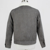 Men's Fashion Winter Suede Trucker Jacket with Sherpa Lining