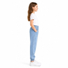 Custom Girls Lightweight Breathable Denim Elastic Waist Jogger Jeans