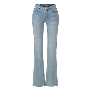 Women's Versatile Slim Fit High Rise Stretch Flared Denim Jeans