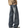 Men Custom Straight Wide-Leg Baggy Long Scimitar Denim Jeans