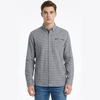 Men Yarn Dye Plaid Long Sleeve Business Versatile Cotton Shirt