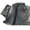 Kids PU Coating Fur Jacket with Shank Buttons 