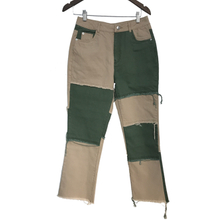 Fashion Contrast Color Matching Troursers Casual Design Personality Pants Woman Pants