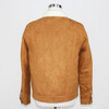 Men's Fashion Winter Suede Trucker Jacket with Sherpa Lining